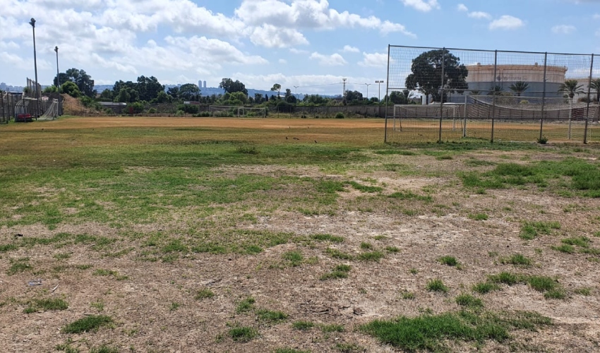 איצטדיון קרית חיים, היום (צילום: יצחק גולדשטיין)