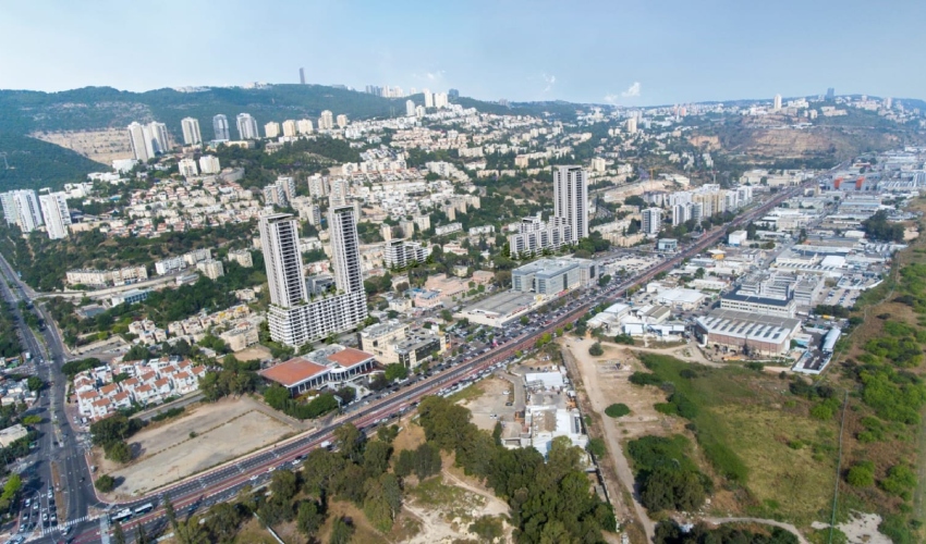 תוכנית ההתחדשות העירונית בנשר (הדמיה: גורדון אדריכלים ובוני ערים)