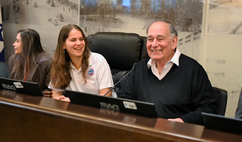 יונה יהב ויובל דגני (צילום: ראובן כהן, דוברות עיריית חיפה)